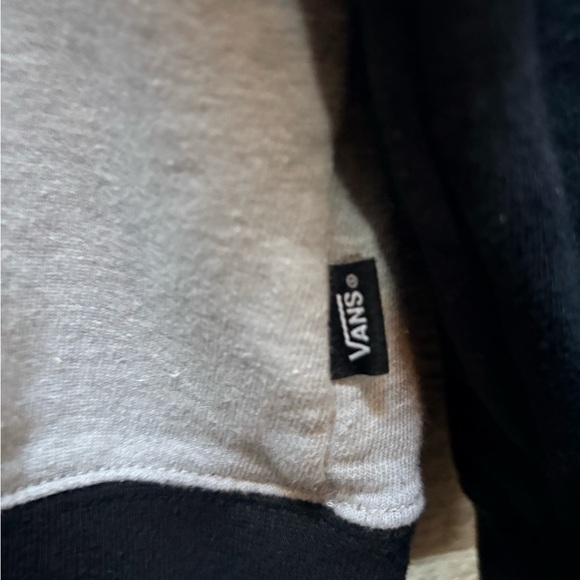 Vans | Midweight Crew Neck Fleece Pullover - Men's XL, Gray/Black - Picture 5 of 11